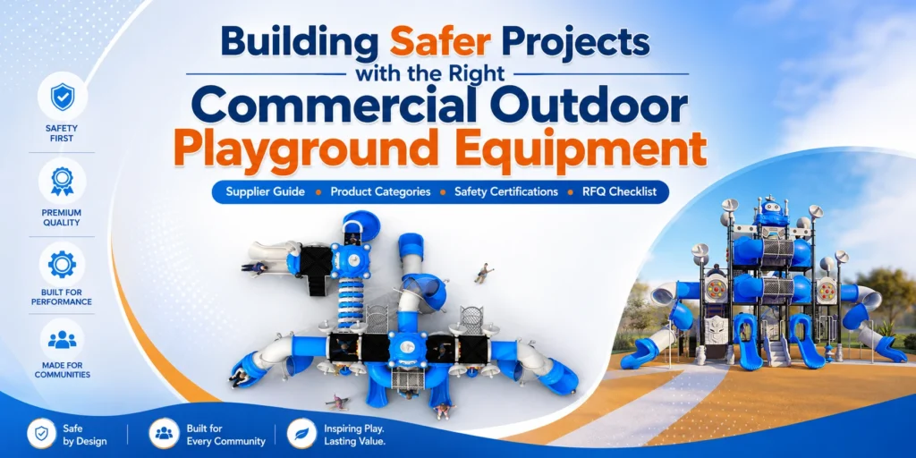 Building Safer Projects with the Right Commercial Outdoor Playground Equipment