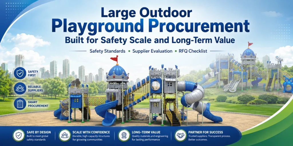 Large Outdoor Playground Procurement Built for Safety Scale and Long-Term Value