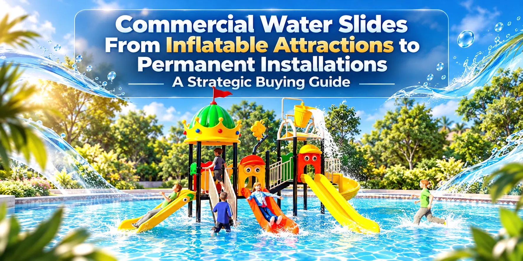 Commercial Water Slides From Inflatable Attractions to Permanent Installations A Strategic Buying Guide