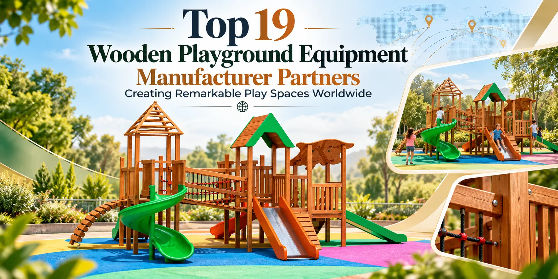 Top 19 Wooden Playground Equipment Manufacturer Partners Creating Remarkable Play Spaces Worldwide