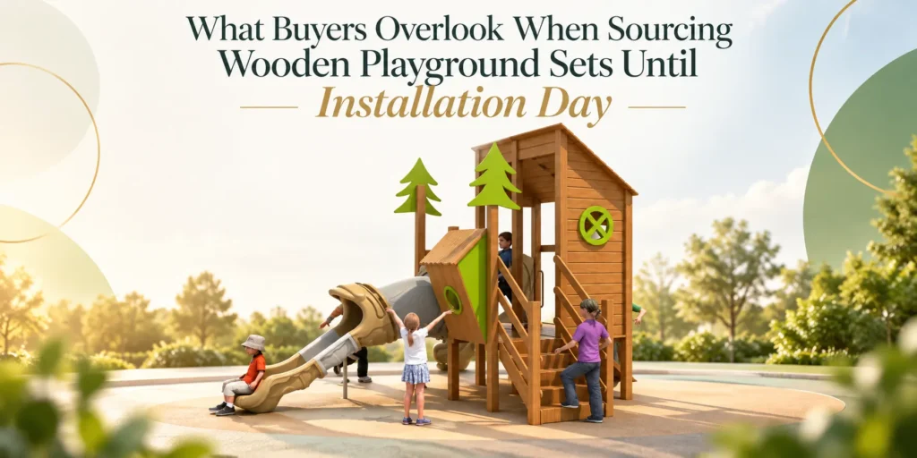 What Buyers Overlook When Sourcing Wooden Playground Sets Until Installation Day