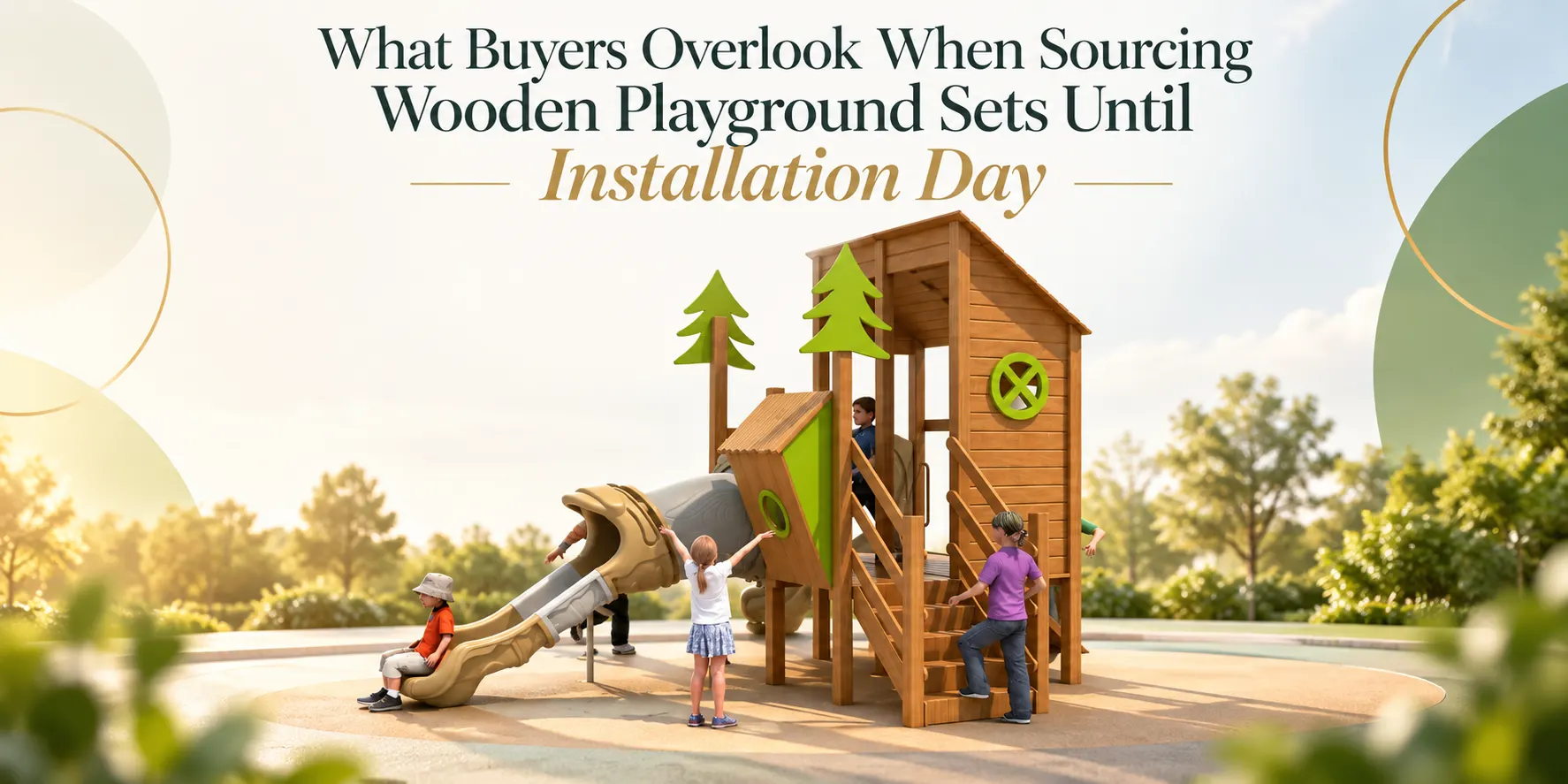 What Buyers Overlook When Sourcing Wooden Playground Sets Until Installation Day