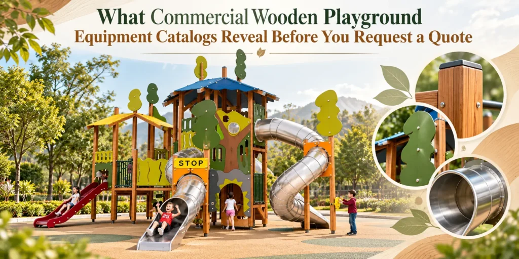 What Commercial Wooden Playground Equipment Catalogs Reveal Before You Request a Quote